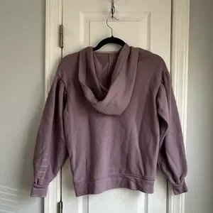 Madewell | Tops | Madewell Pleatsleeve Shrunken Hoodie